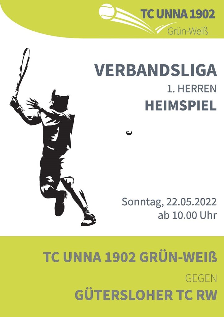 Poster Heimspiel 1. Herren 22.05.2022