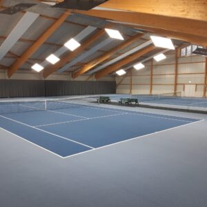 Die neue Tennishalle ist fertig